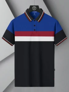 LVSummerActiveWearPoloShirtForMen-BlackwithRed_BluePanels-BE1344BR13586_1_5000x